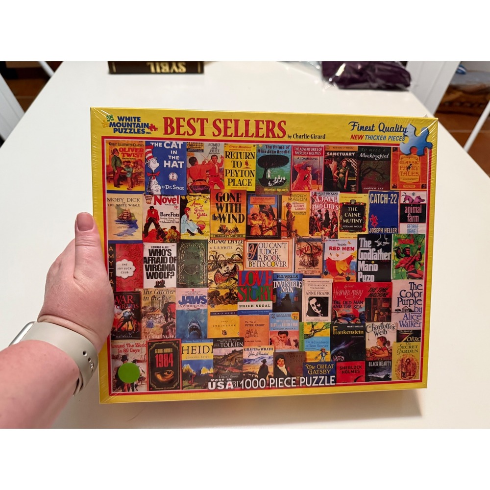 White Mountain Puzzles Best Sellers 1000 Piece Jigsaw Puzzle Charlie Girard 930S